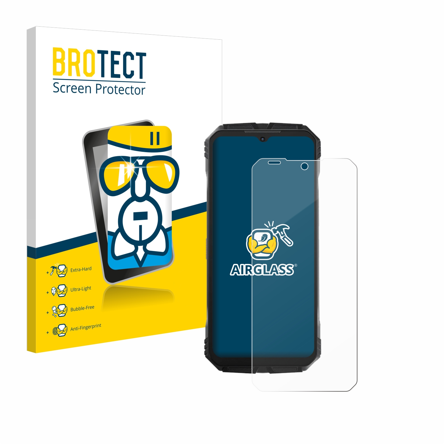 BROTECT Airglass klare Schutzfolie(für Doogee V30 Pro)