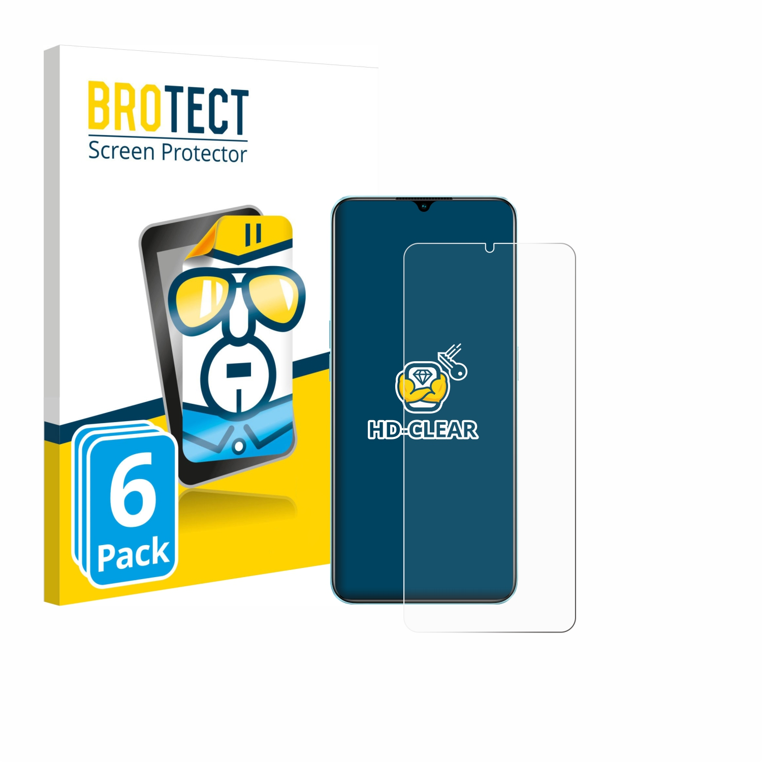BROTECT 6x klare Schutzfolie(für A78 Oppo 5G)