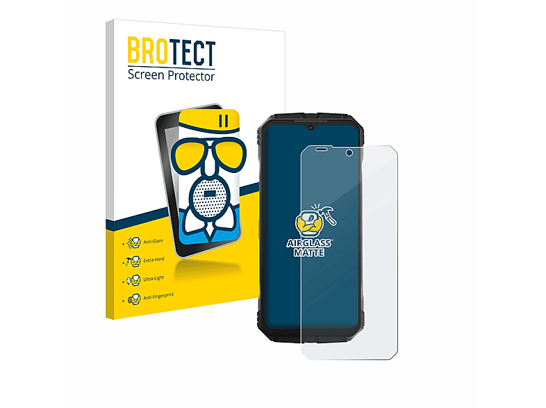 BROTECT Airglass matte Schutzfolie(für Doogee V30 Pro)