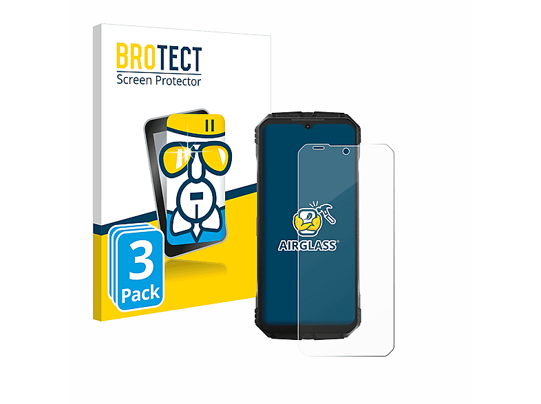 BROTECT 3x Schutzfolie(für V30 Airglass Pro) klare Doogee