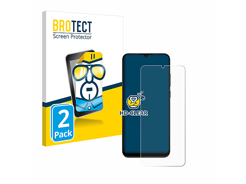 BROTECT 2x klare Schutzfolie(für Galaxy Samsung A04e)