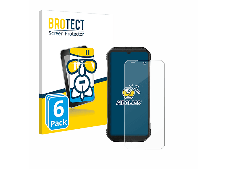BROTECT 6x Airglass klare Schutzfolie(für Doogee V30 Pro) | Displayschutzfolien & Gläser