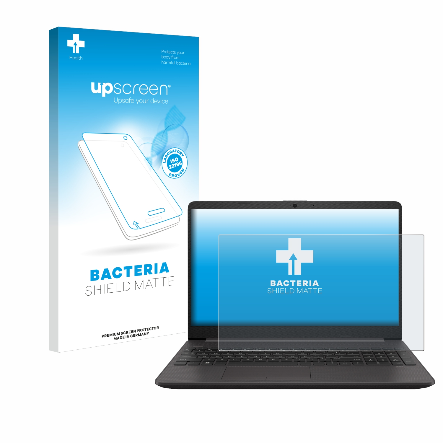 UPSCREEN antibakteriell entspiegelt matte HP 255 G10) Schutzfolie(für