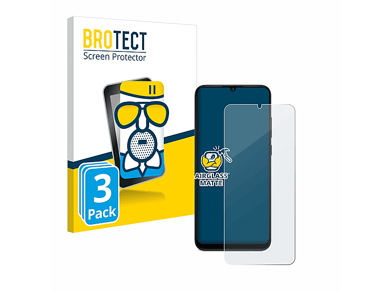 BROTECT 3x Airglass matte Schutzfolie(für Samsung Galaxy A04e)