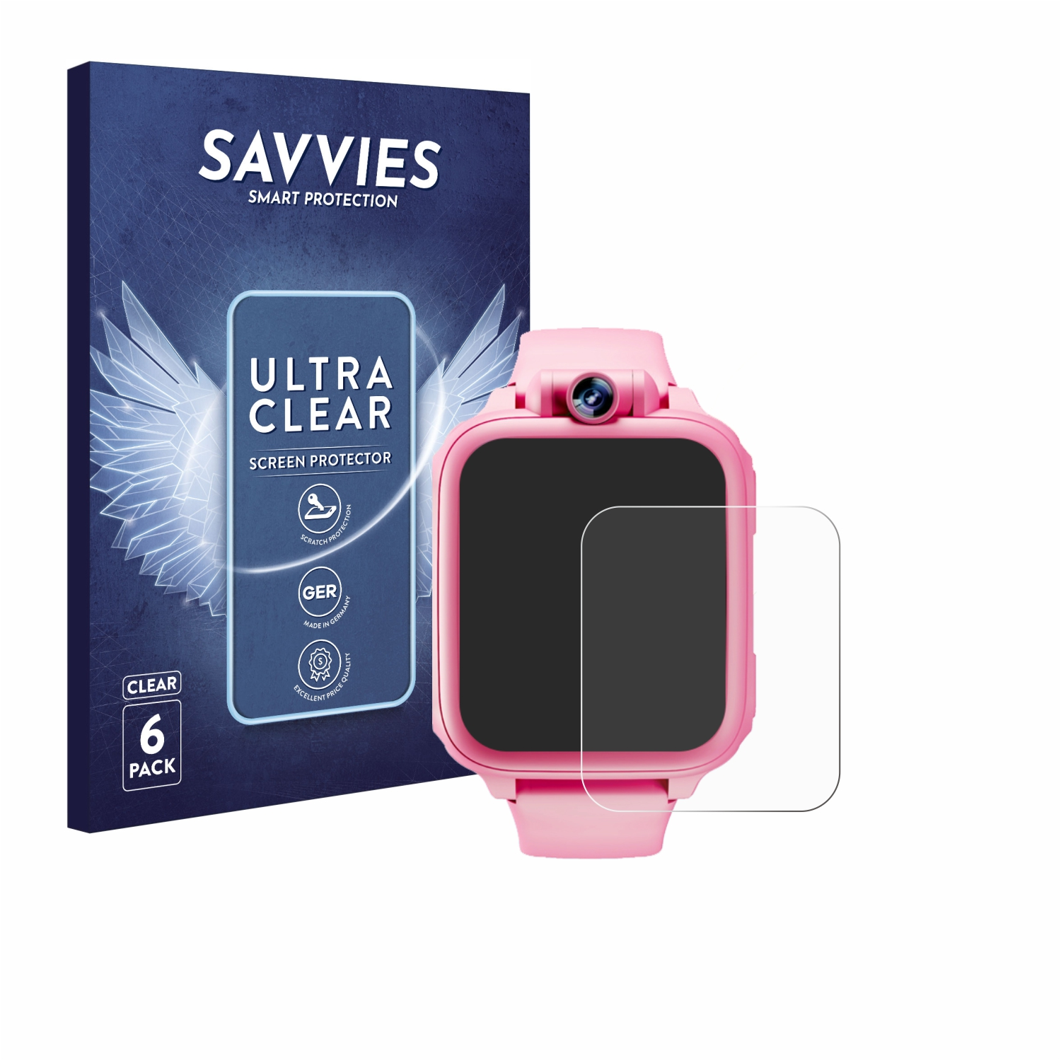 SAVVIES 6x klare Schutzfolie(für Umblue S9 (1.54\