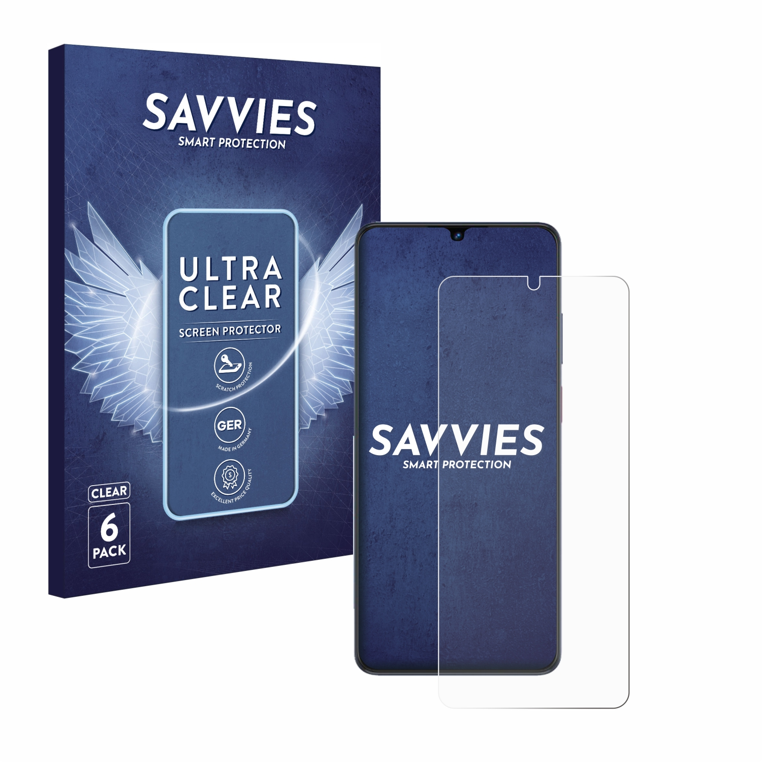 SAVVIES 6x Vita) ZTE Schutzfolie(für klare V50 Blade