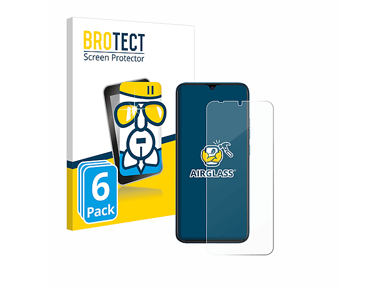 BROTECT 6x Airglass klare Schutzfolie(für Tecno Spark 6 Go) | Displayschutzfolien & Gläser