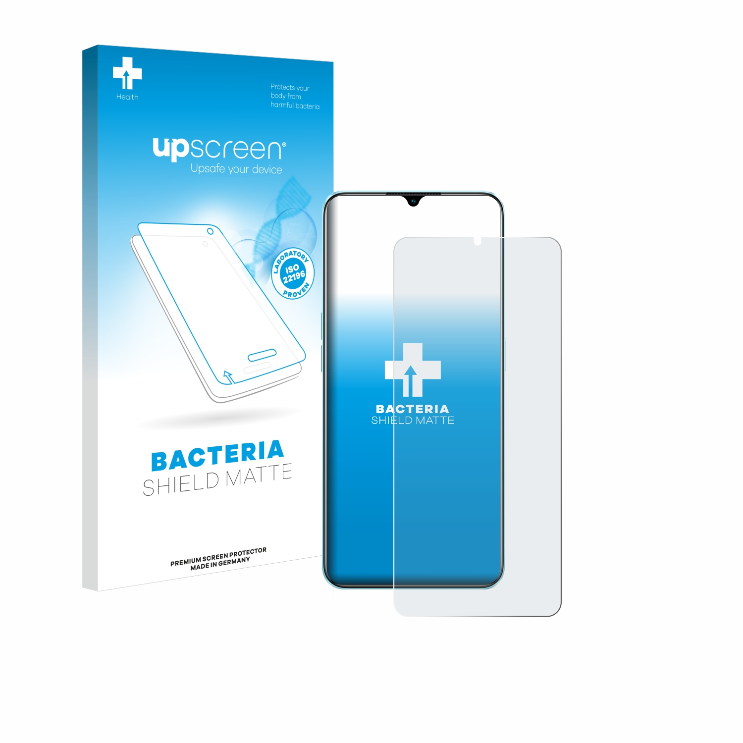 UPSCREEN antibakteriell entspiegelt matte 5G) Oppo A78 Schutzfolie(für