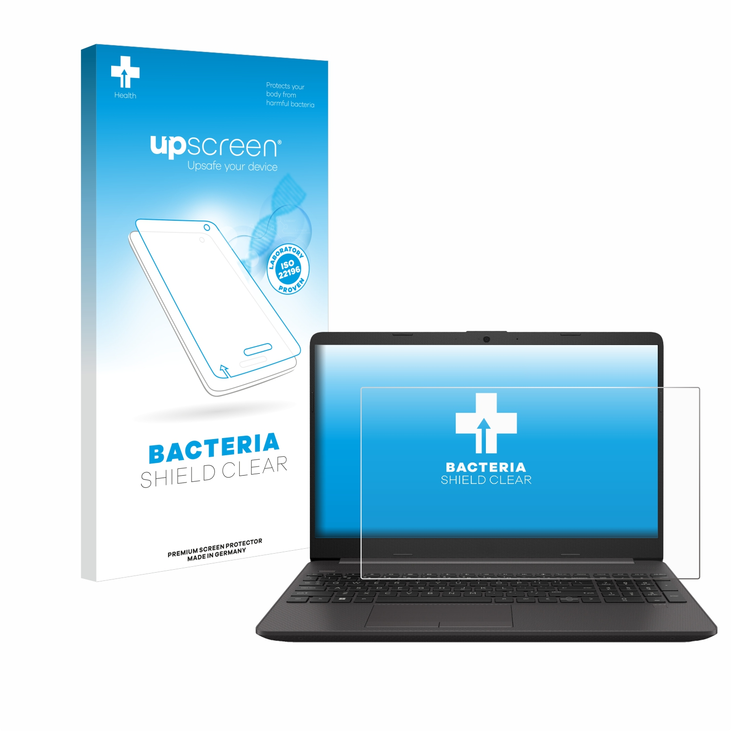 UPSCREEN antibakteriell klare Schutzfolie(für G10) 255 HP