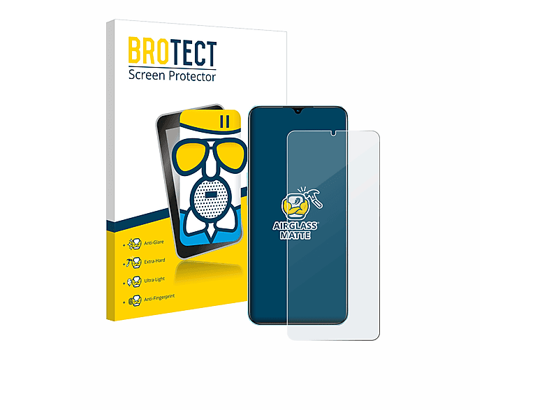 A78 BROTECT matte 5G) Airglass Schutzfolie(für Oppo