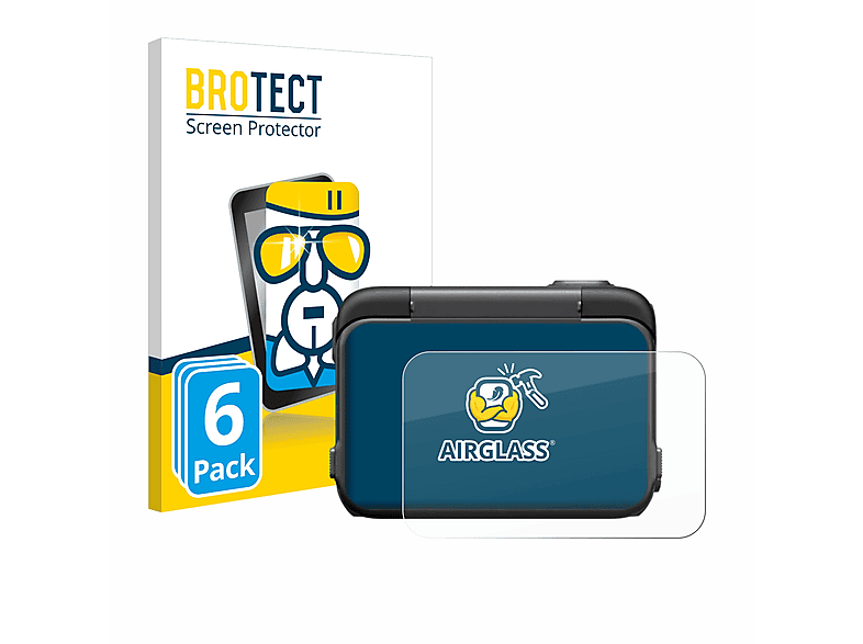 BROTECT 6x Airglass klare Schutzfolie(für Insta360 Ace Pro)