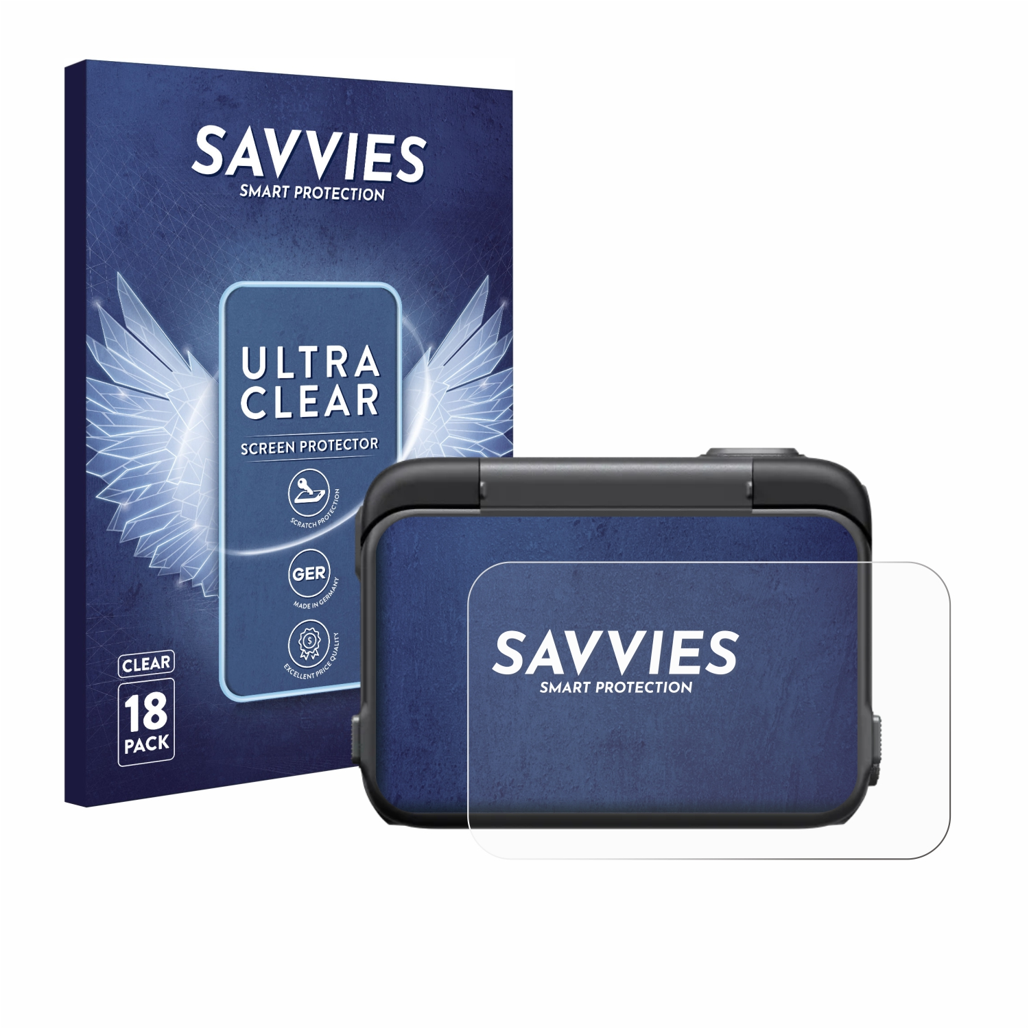 SAVVIES 18x Ace Pro) Schutzfolie(für klare Insta360