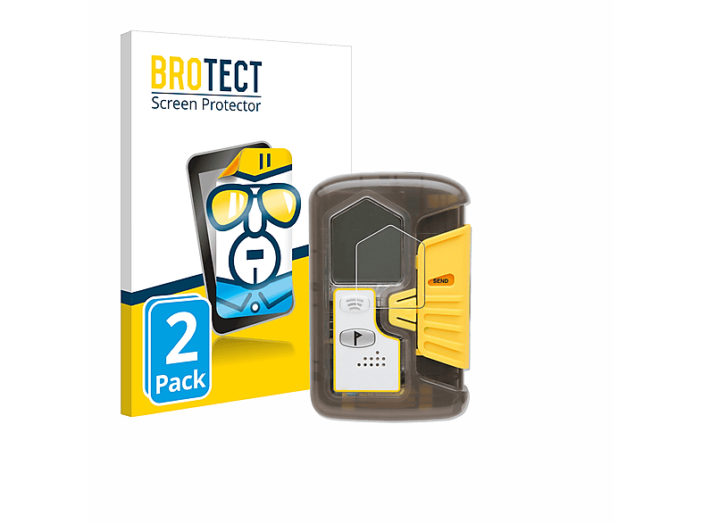 BROTECT 2x klare Schutzfolie(für Pieps DSP Pro)
