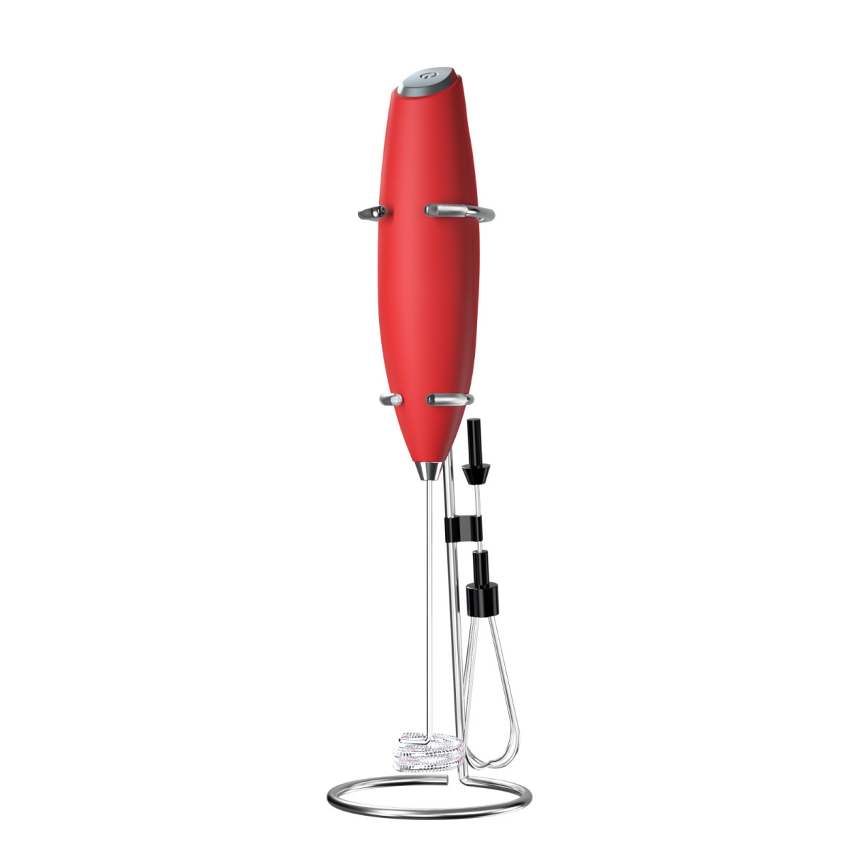 SYNTEK Elektrischer Schneebesen, Kleiner Watt) zu Handmixer für Rot Hause Mini-Hand-Eiweißschläger (2,5