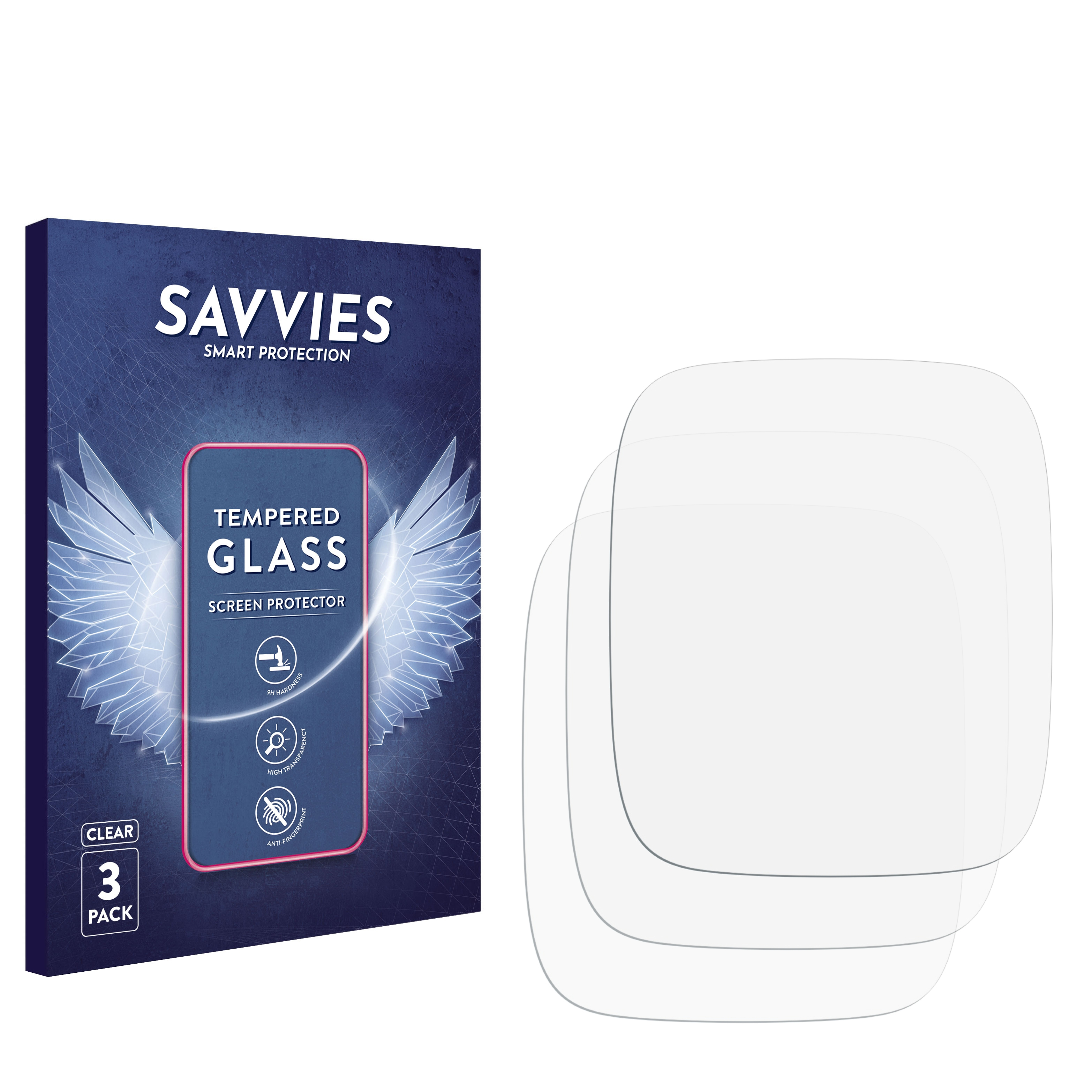 SAVVIES 3x 9H klares M400) Polar Schutzglas(für