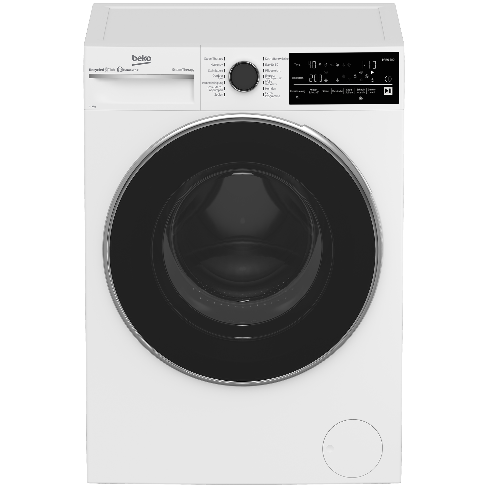 BEKO B5WFT78410W A) Waschmaschine kg, (8