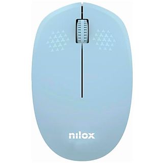 Ratón inalámbrico - NILOX NILOX  MXMOWI4012 Azul / Ratón inalámbrico, RF 2,4GHz, Azul