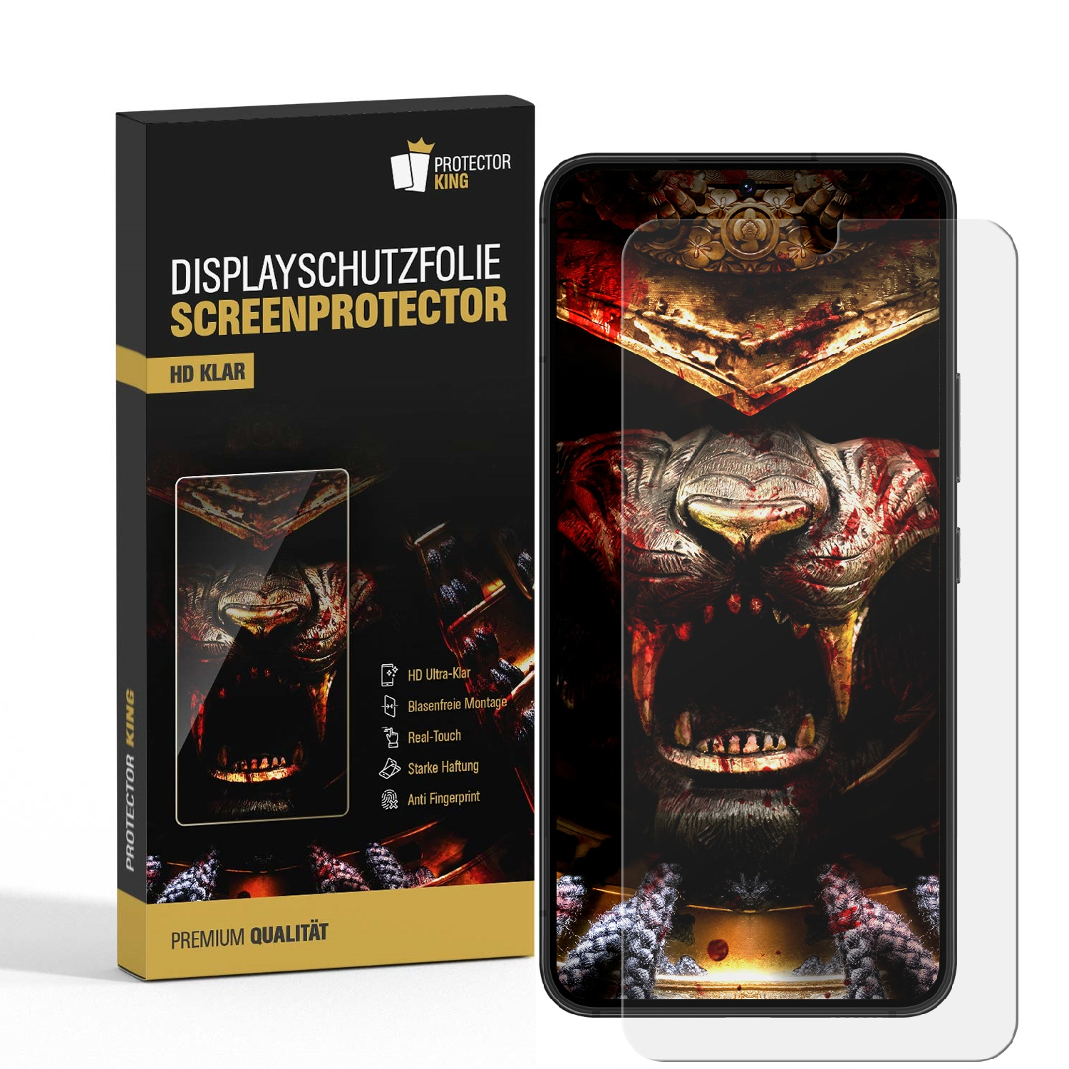 COVER Galaxy 3D Schutzfolie A53) PREMIUM PROTECTORKING Displayschutzfolie(für 4x KLAR Samsung FULL
