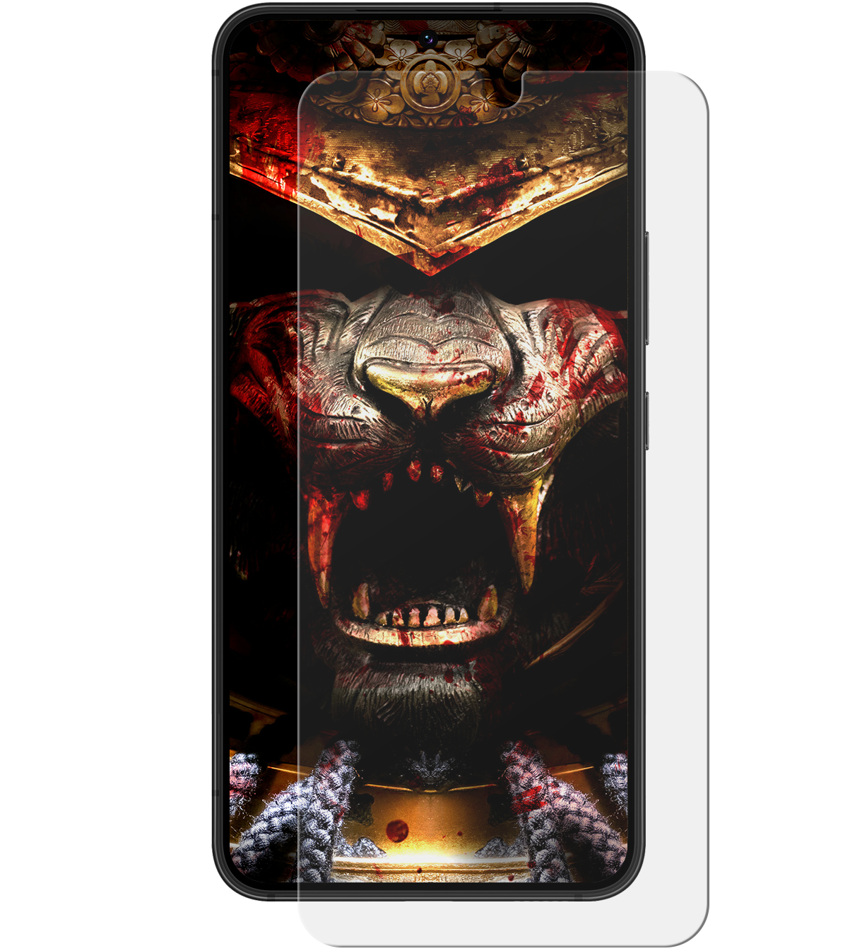 Samsung Galaxy 5G) 3D PROTECTORKING Displayschutzfolie(für 3x Panzernanoglas KLAR 9H A54