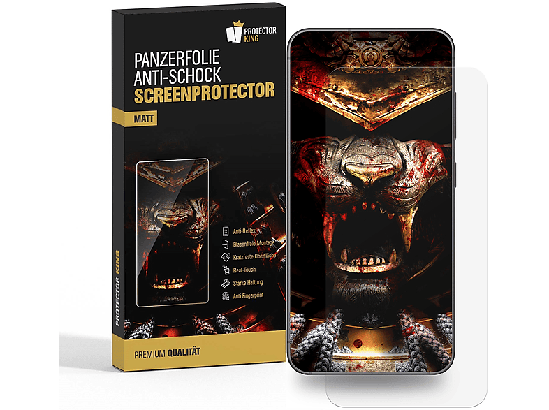 PROTECTORKING 1x 9H Panzernanoglas MATT ENTSPIEGELT Displayschutzfolie(für Samsung Galaxy A54 5G)