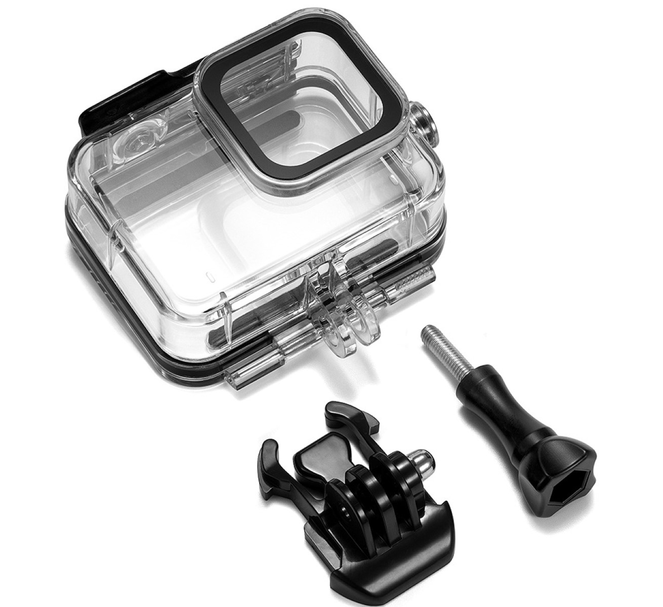 AYEX Wasserdichtes Case Schutzbox Für Schutzgehäuse, Wasserdichtes Hero 8 Waterproof Case, Black GoPro