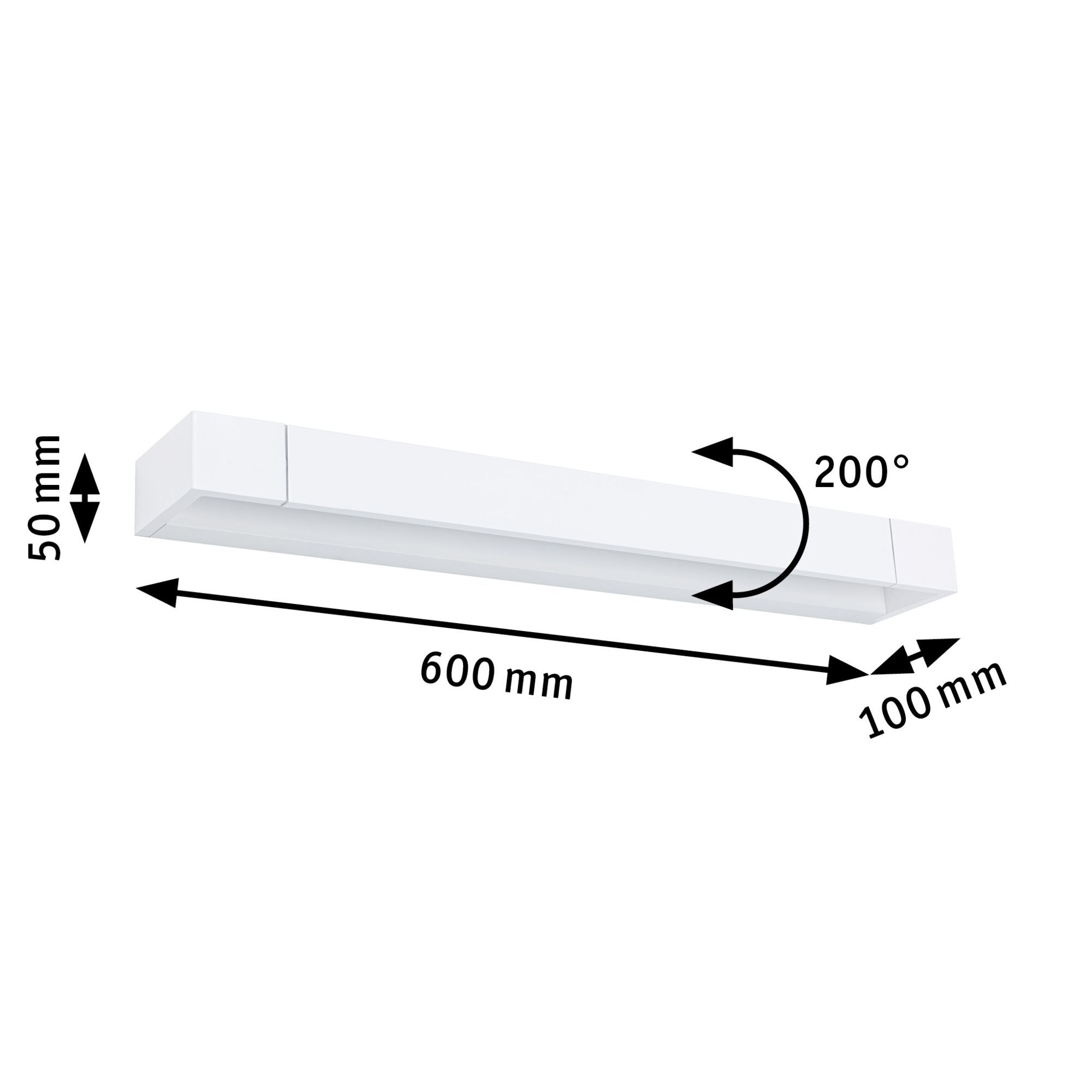 LICHT Wandleuchte Warmweiß PAULMANN (79516) Lucille