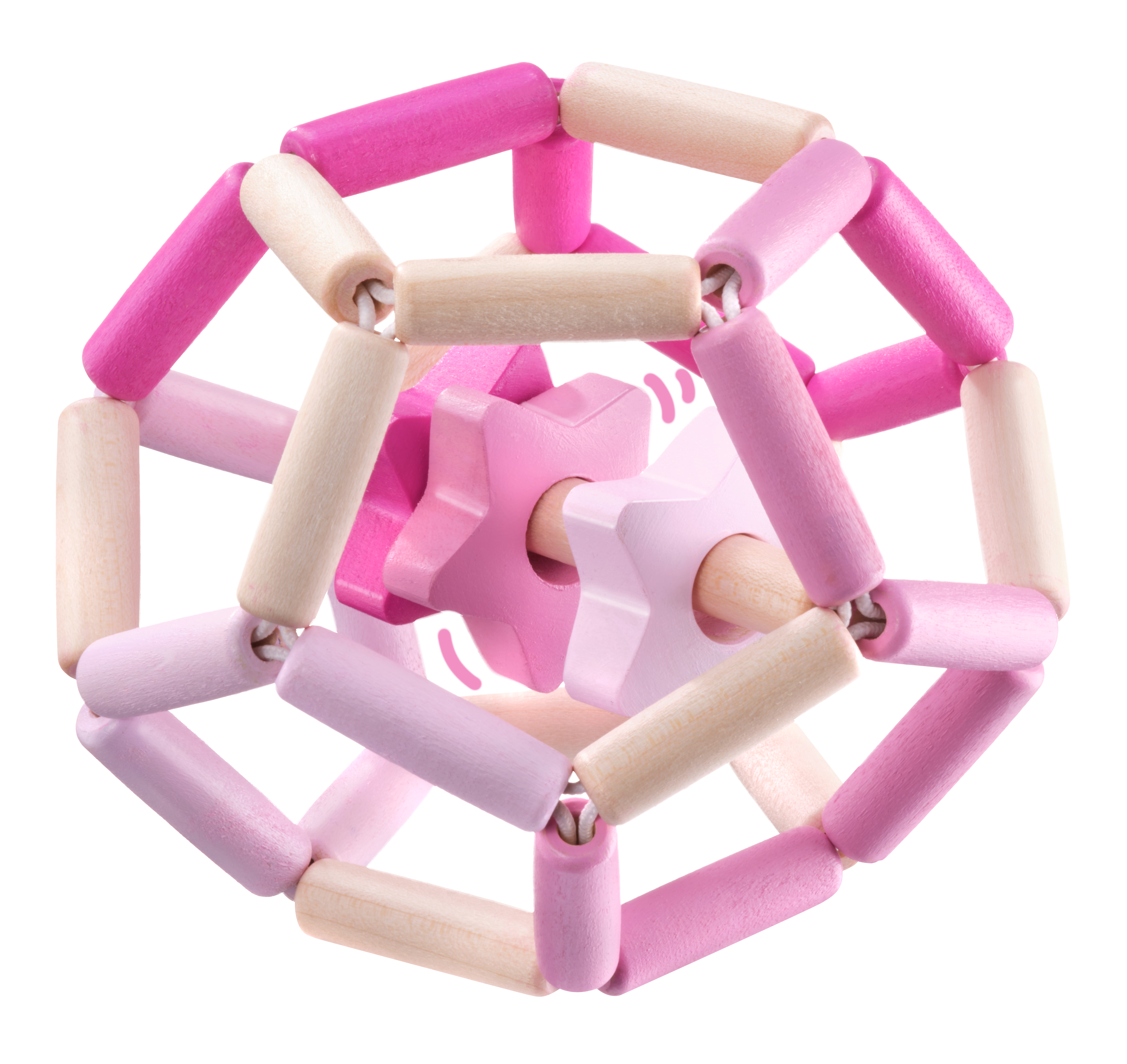 Selecta® bellybutton - rosa, 11,5 nein Holzspielzeug Greiflingsball, cm by SELECTA Sternentanz
