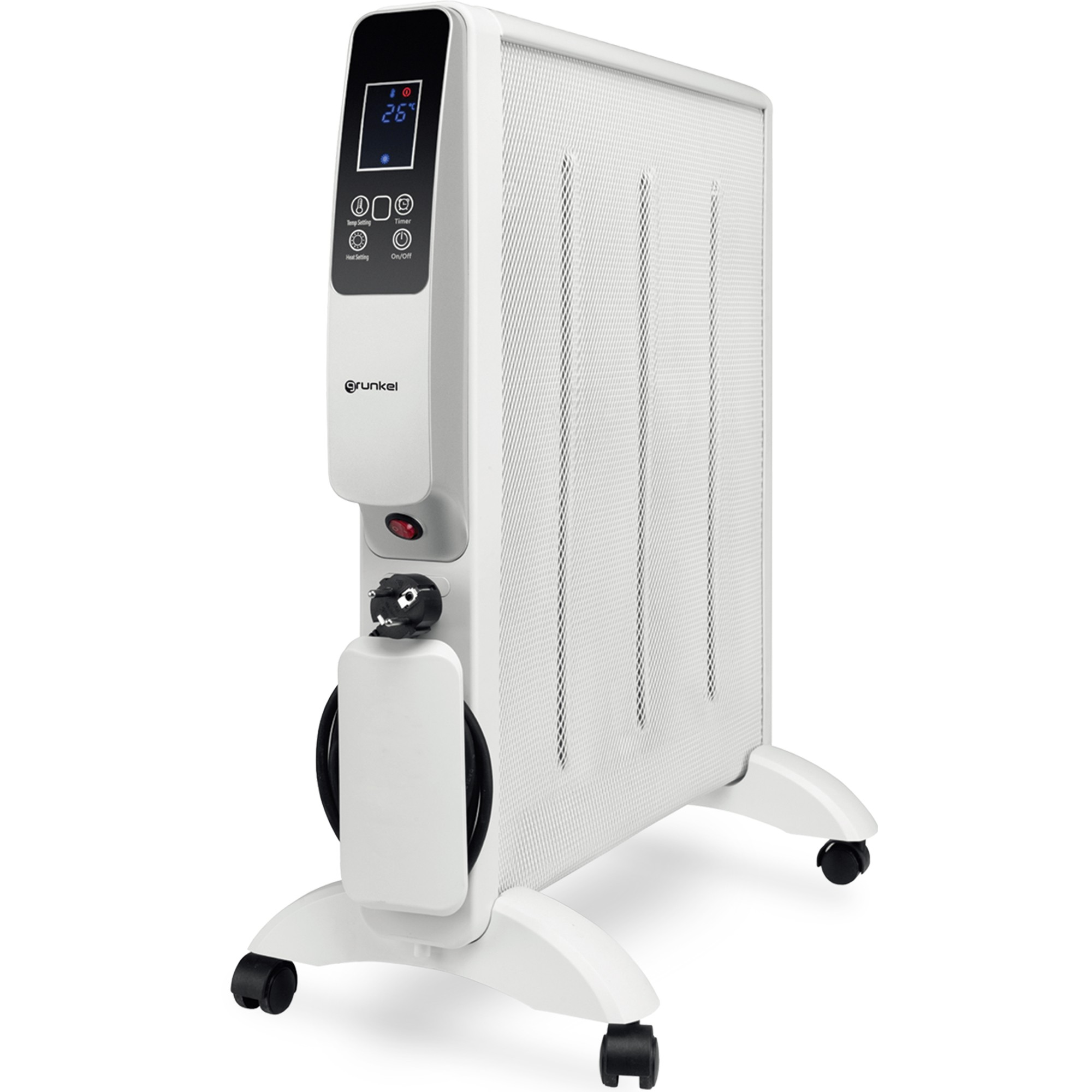 Grunkel WB-2000PLUSBL Calefactor 2000W 2 Niveles De Potencia Blanco