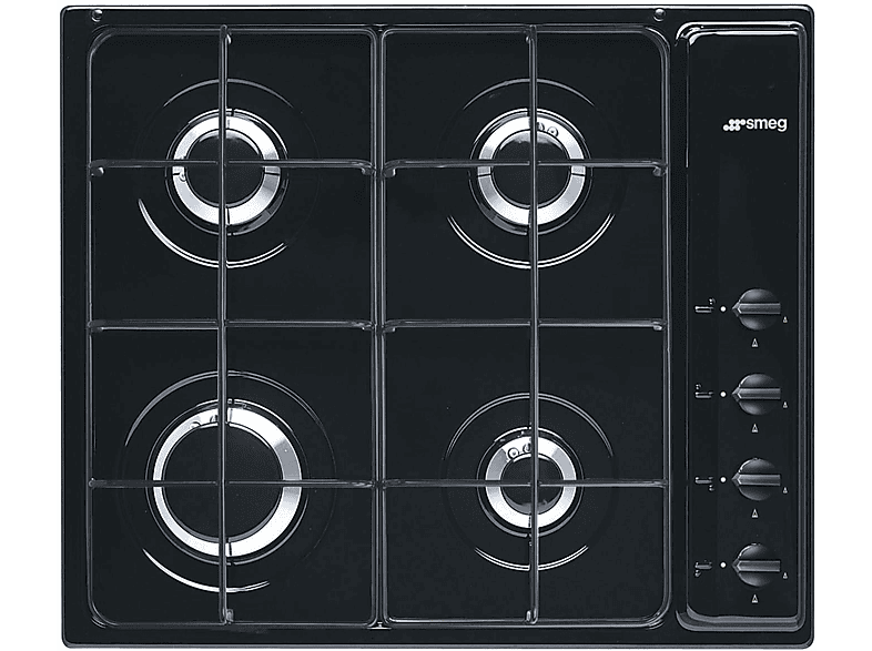 SMEG S64SN Gasherd 4 cm (3 breit, Kochfelder)