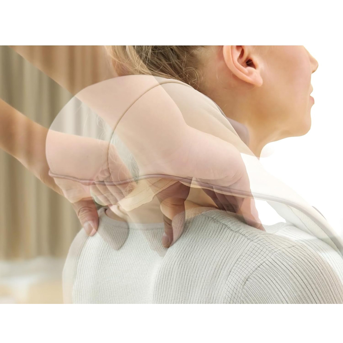 Masajeador KLACK NECKMASS-ING, Beig