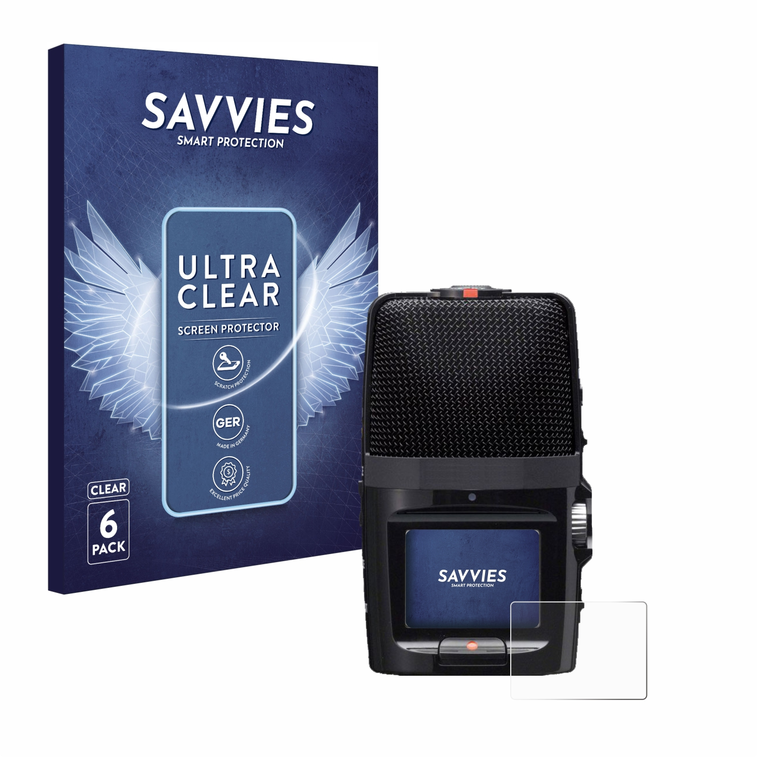 SAVVIES 6x Zoom Schutzfolie(für klare H2n)