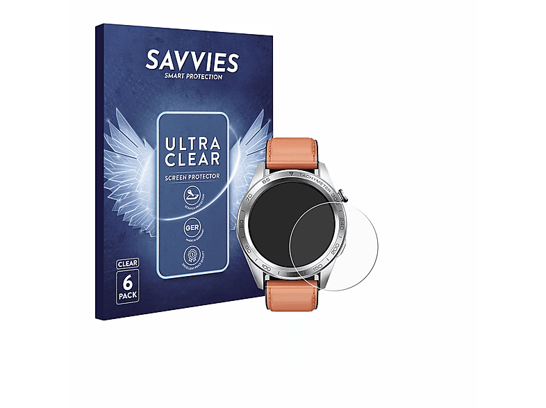 SAVVIES 6x klare Schutzfolie(für LIGE LY0270D)