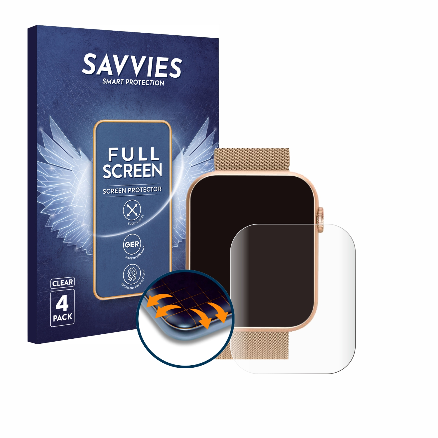 SAVVIES 4x Flex Full-Cover 3D SW Akumaka (1.85\