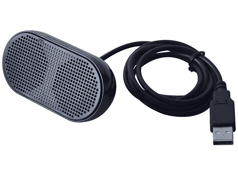 ELKUAIE Digitale Tonverarbeitungstechnologie im Mini-Stil black PC-Lautsprecher