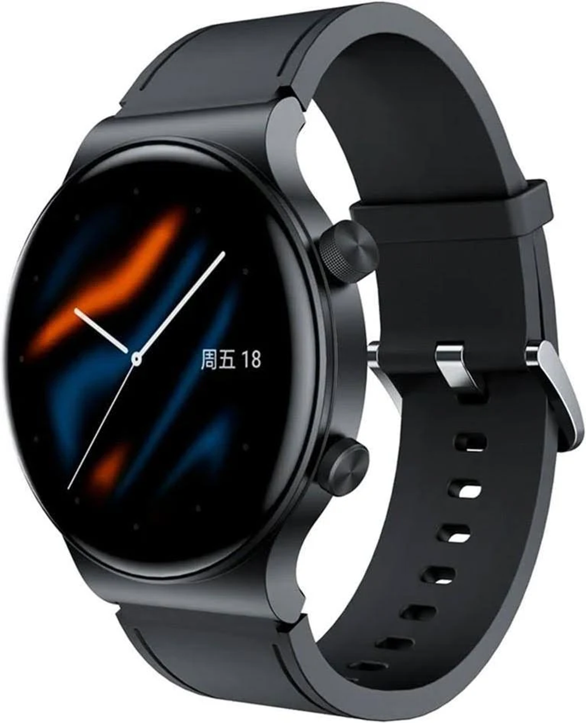 Schwarz Silikon Silikon, Smartwatch BK KU-GT5P KUMI