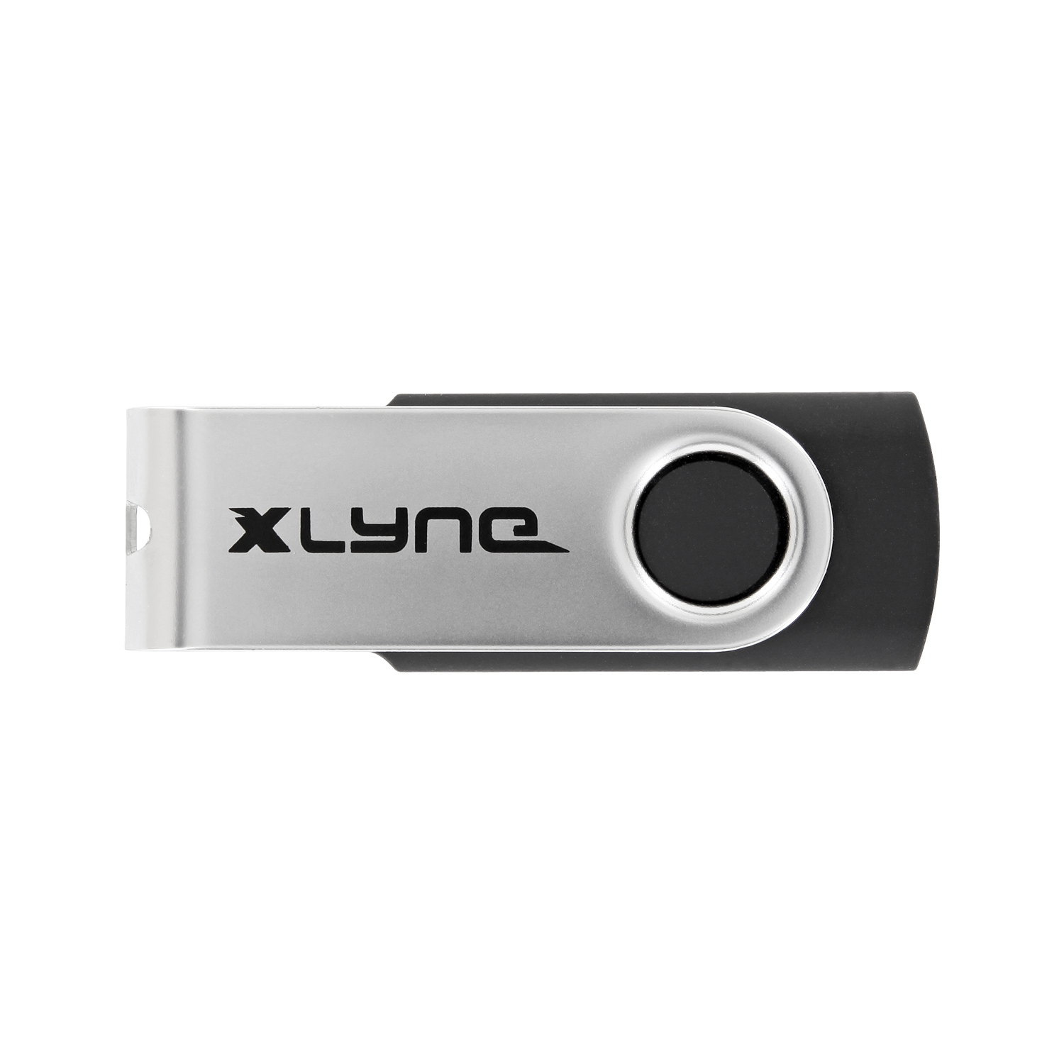 XLYNE USB 2.0 - USB 4 SILBER, GB) / Stick GB 4 (SCHWARZ