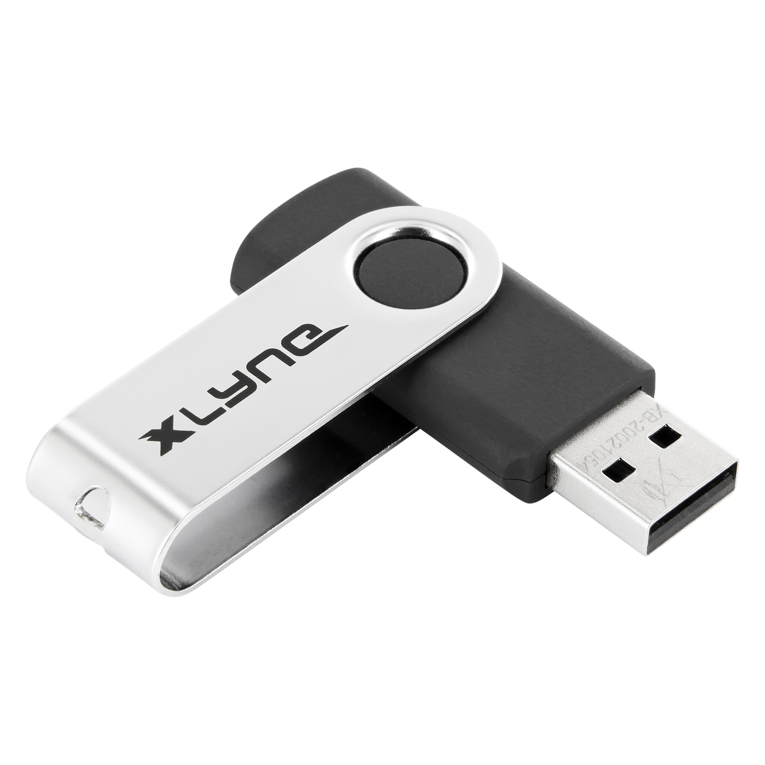 2.0 USB SILBER, XLYNE / USB Stick (SCHWARZ - GB) GB 64 64