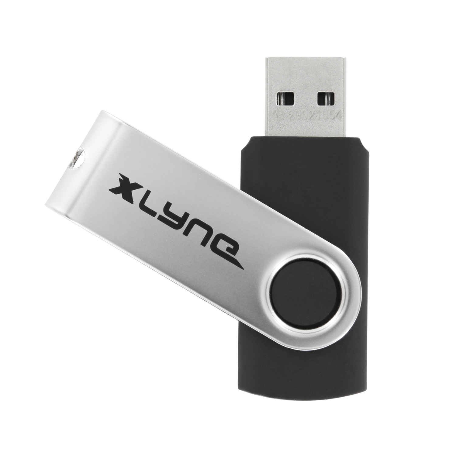 GB) USB 4 / - (SCHWARZ 2.0 SILBER, Stick XLYNE GB 4 USB