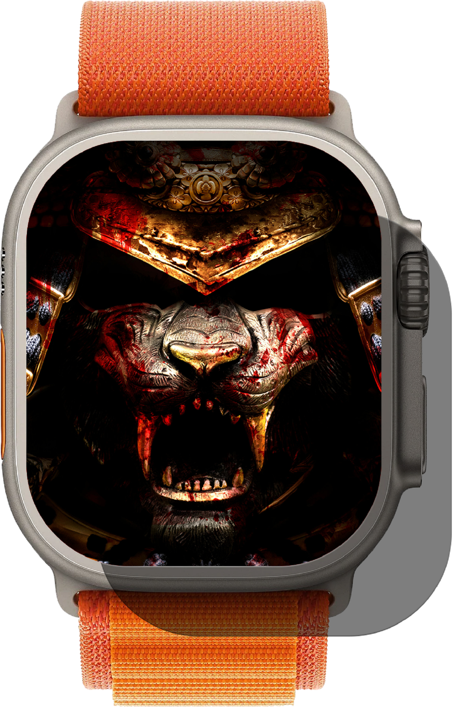 PROTECTORKING 1x Panzerhartglas Watch Apple 49mm) Displayschutzfolie(für 2 9H Apple ANTI-SPIONAGE Ultra Tempered Echtes