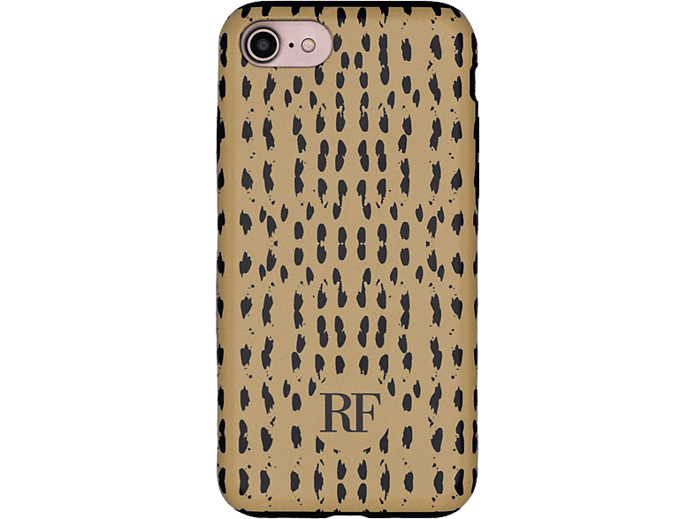 RICHMOND & Backcover, Creme iPhone Spots Sand 6/7/8/SE, FINCH Doppelhülle, iPhone Apple,
