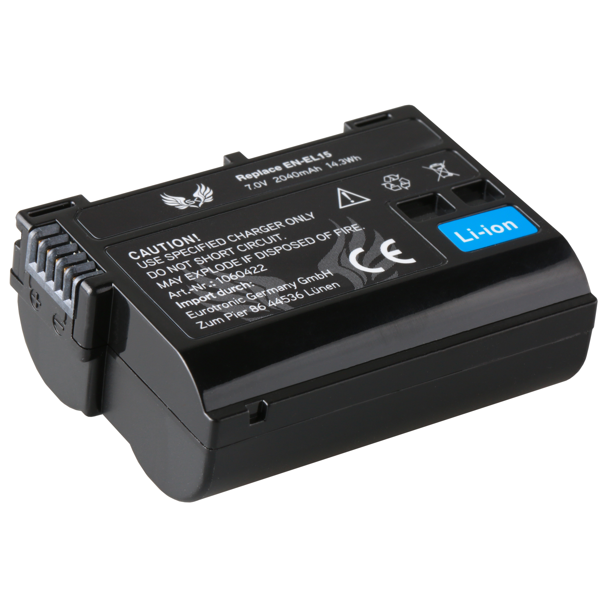 EN-EL15b II II Charger EN-EL15 Z6 Akku Nikon Z7 für SKGAMES Charger, für 2040mAh + Li-ion Z5 EN-EL15c Akku + Speed - Passend