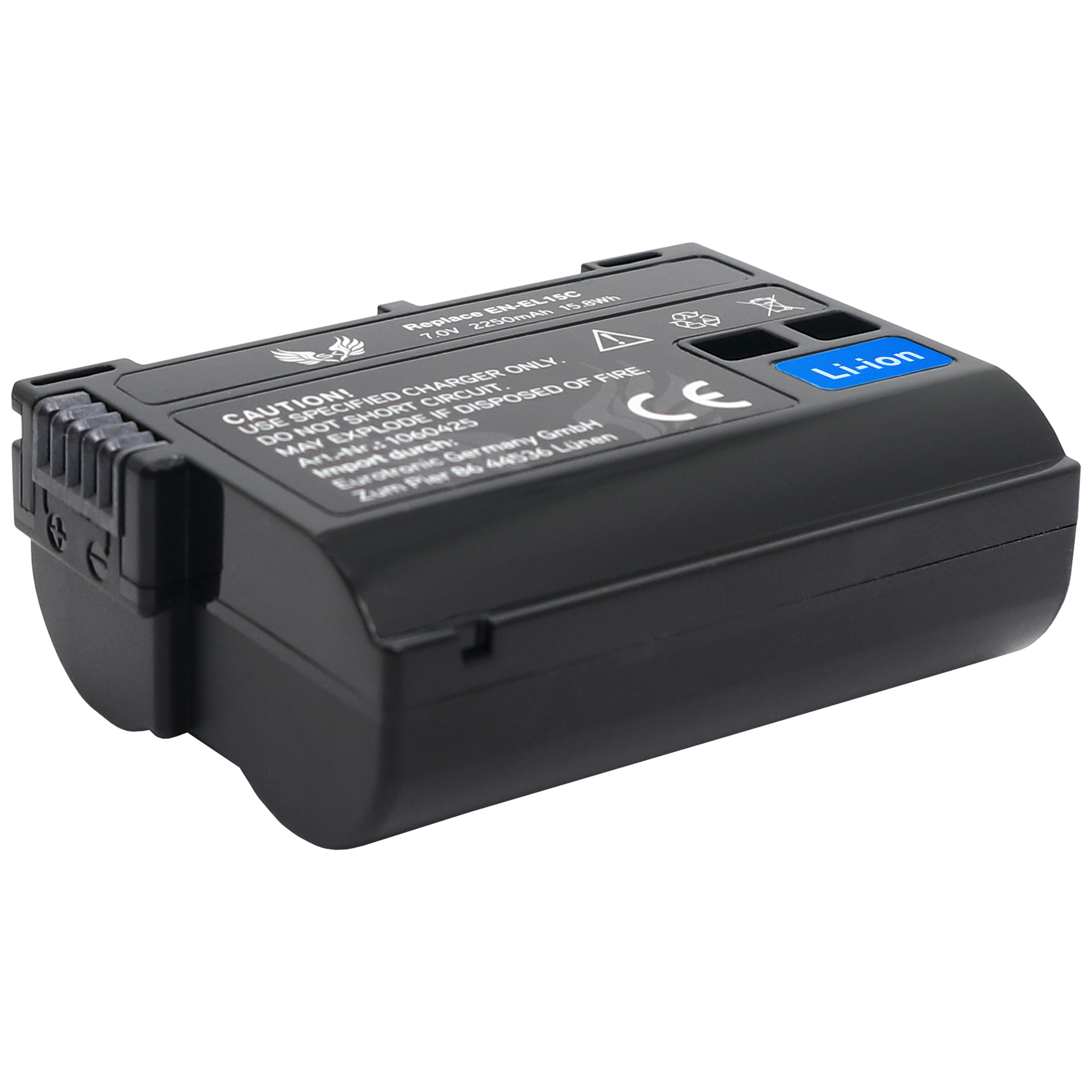 Akku Charger, Z5 Nikon Akku - Z6 für EN-EL15 Z8 Passend für Li-ion Charger EN-EL15b II + EN-EL15c SKGAMES 2250mAh Z7 + II