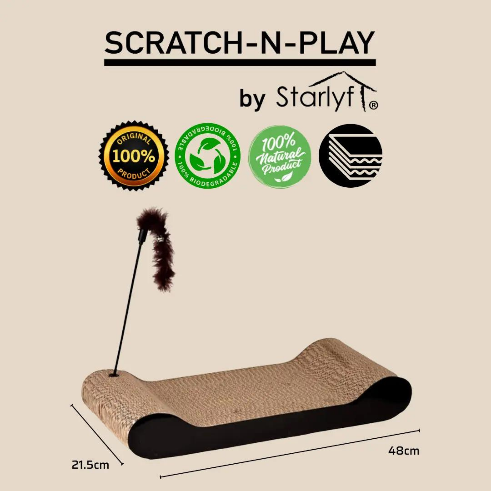 Kratzbaum Scratch Play STARLYF N