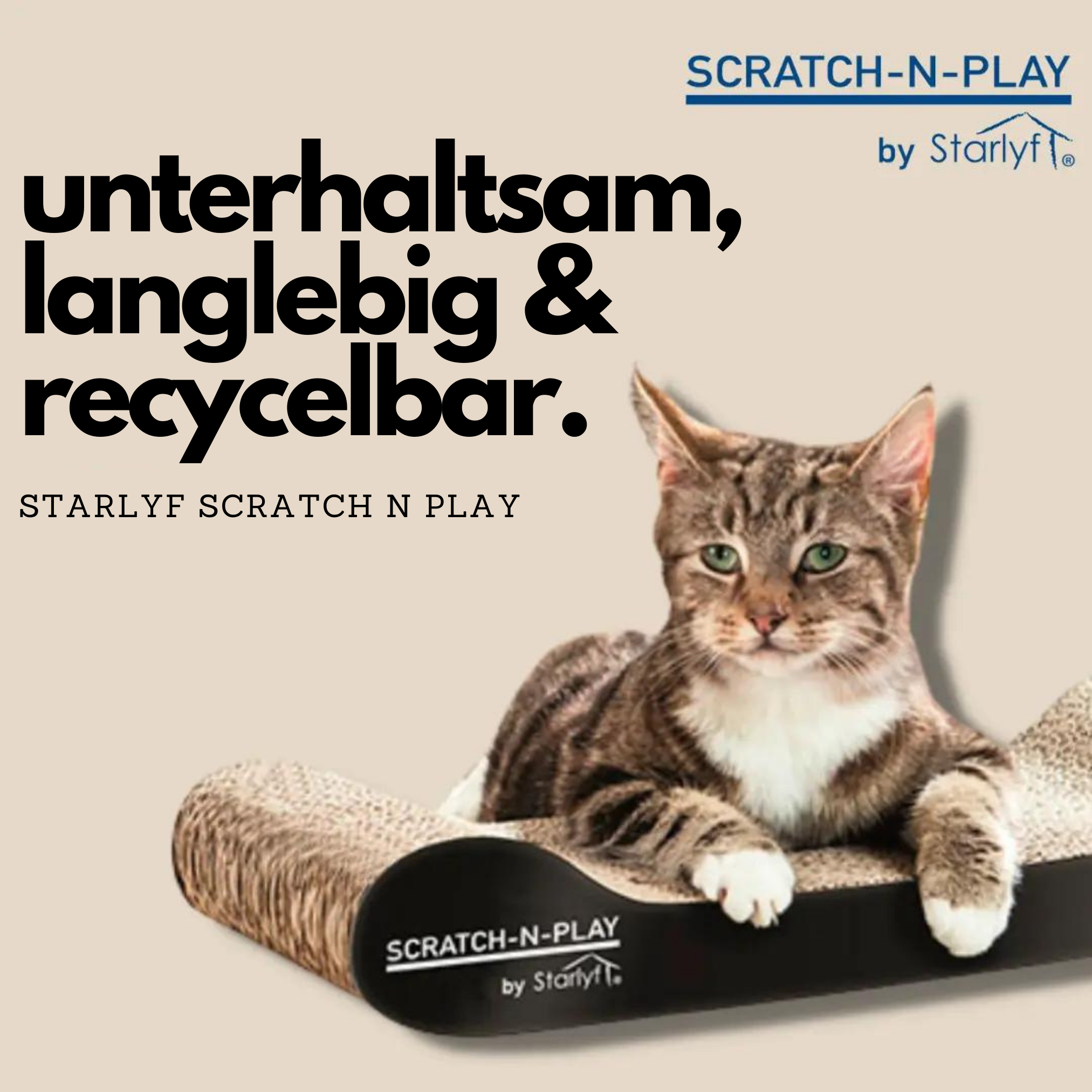 STARLYF Scratch N Play Kratzbaum