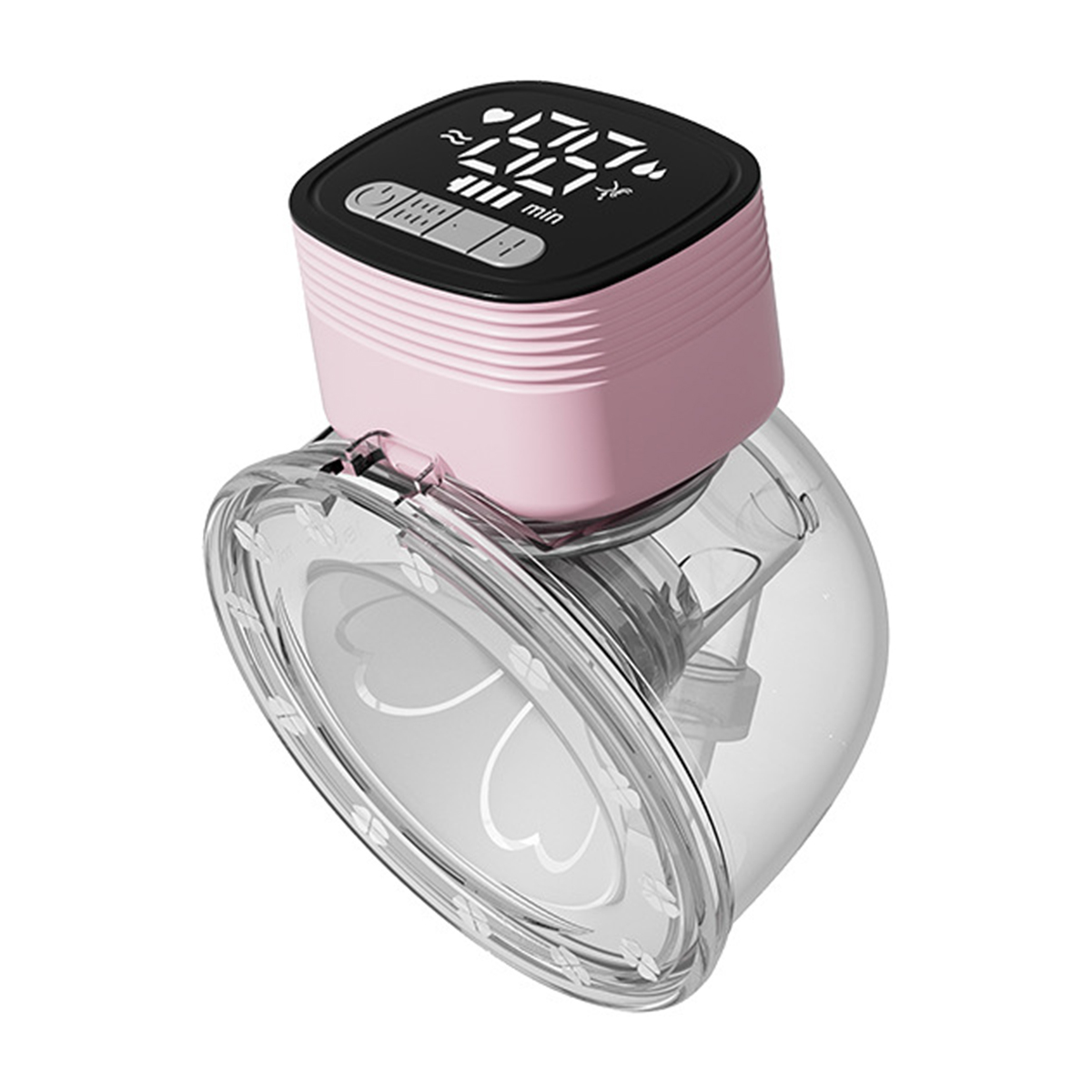 YMUPALNI Elektrische Milchpumpe - Tragbar, Wiederaufladbar, 9 Stufen, Leise, BPA-frei, Inkl. 2 Aufsätze