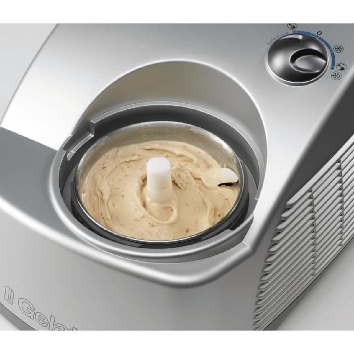 (230 DELONGHI Eismaschine Grau) ICK6000 Watt,