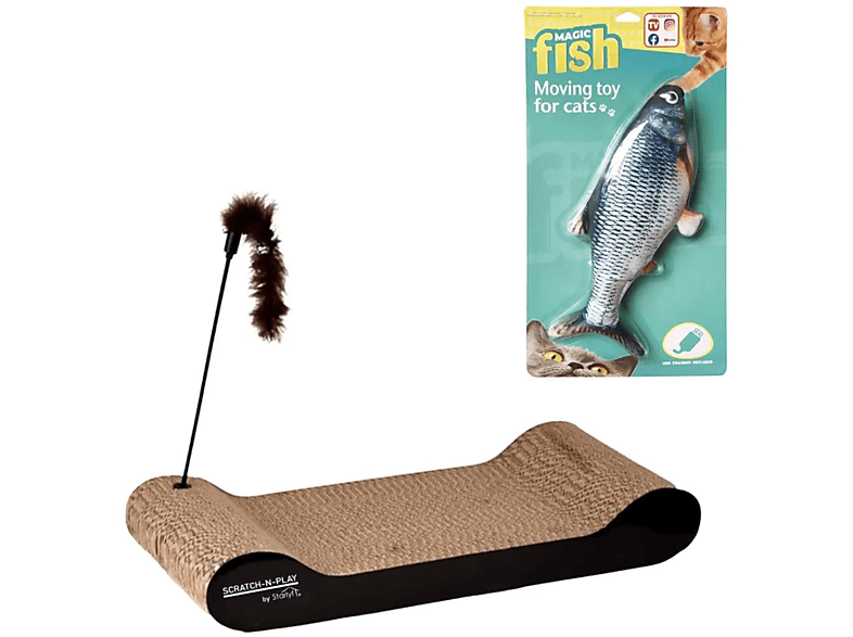 BEST DIRECT Magic Fish + Scratch N Play Set Kratzbaum MediaMarkt