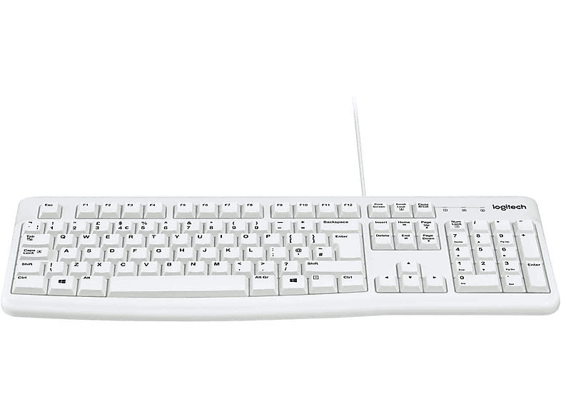 LOGITECH 920-003626 KEYBOARD K120 FOR BUSINESS WHITE, Tastatur | MediaMarkt