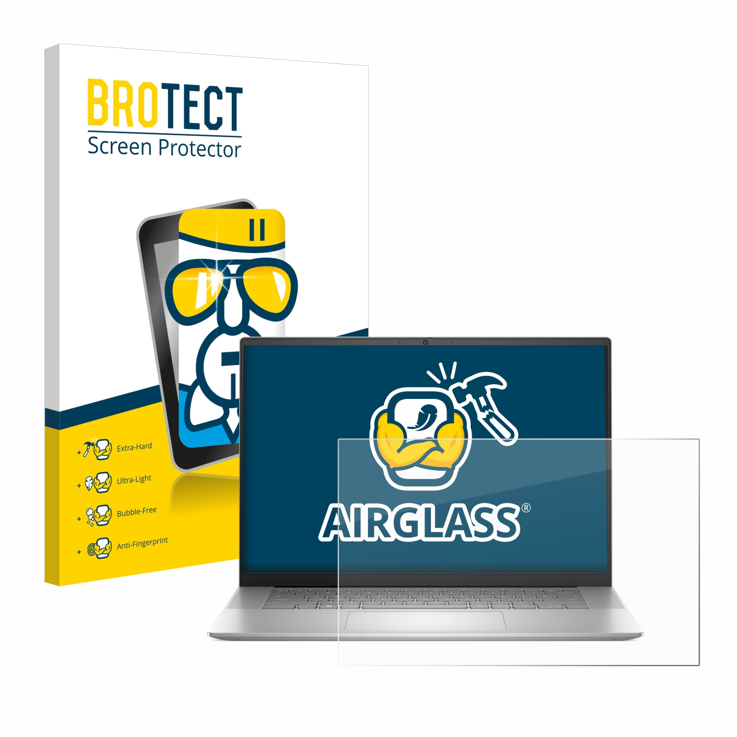 Airglass 16 BROTECT 5635) Schutzfolie(für Dell klare Inspiron