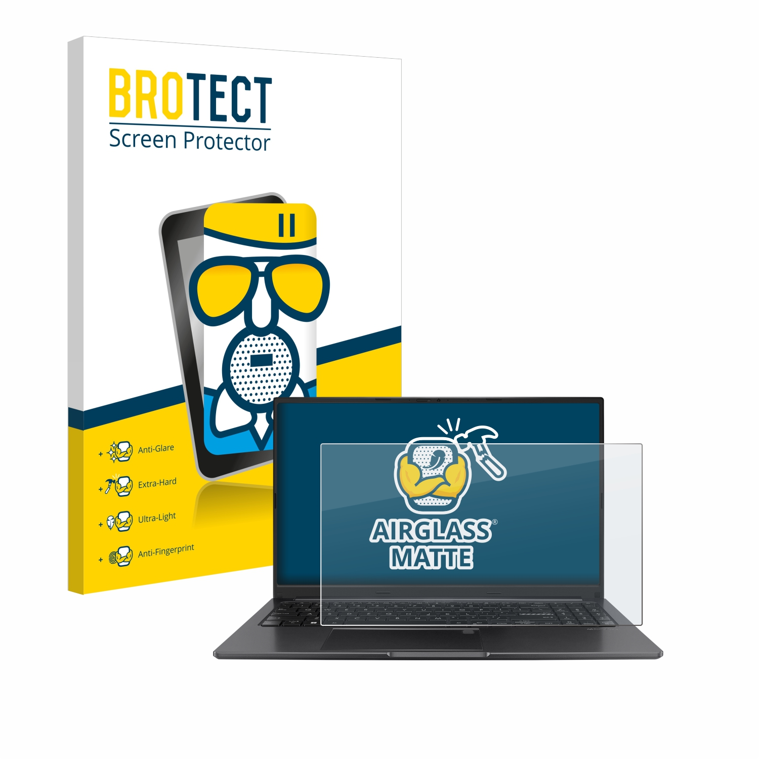 BROTECT Airglass matte Schutzfolie(für ASUS Vivobook OLED) 15